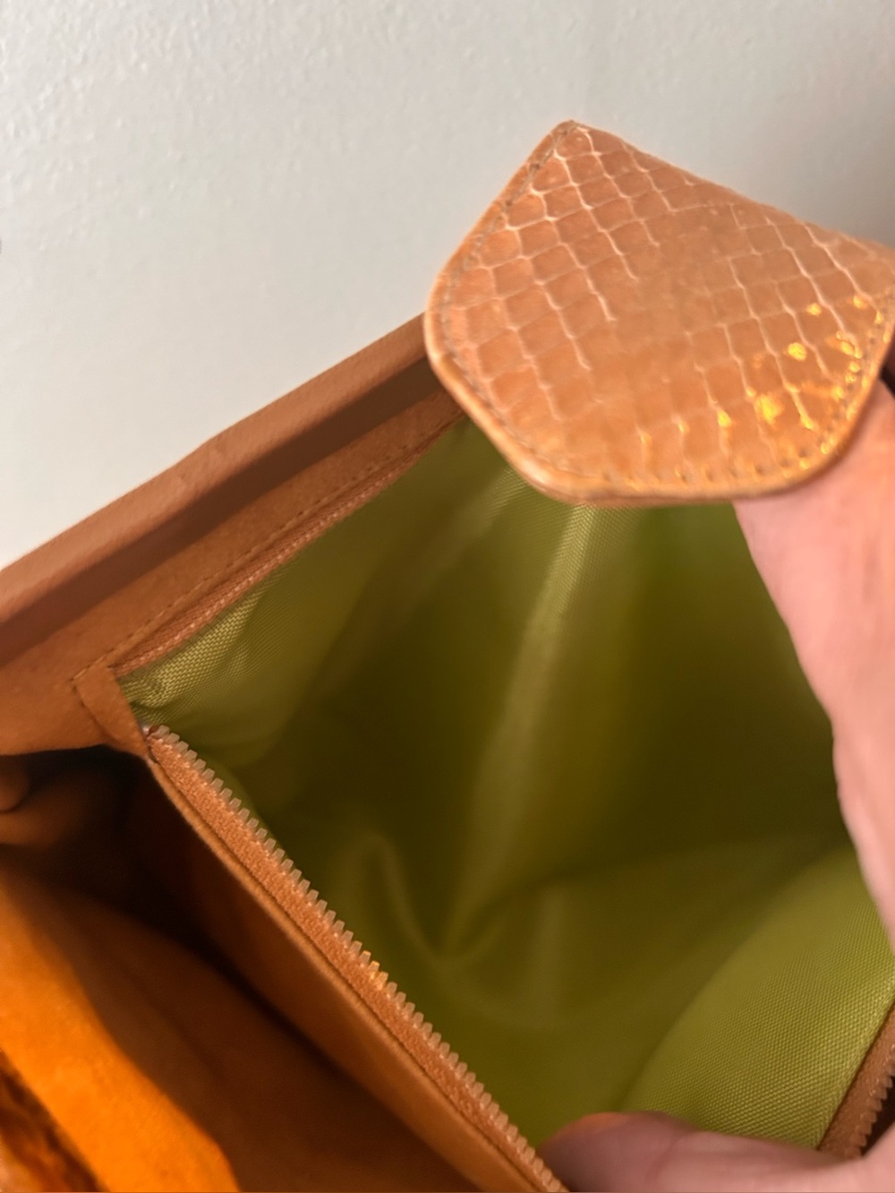 Vintage 70s snakeskin purse - Picture 6 of 16